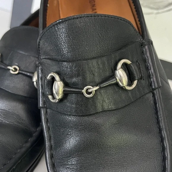 Magnanni Horse Bit Loafers (Black) Men Size 10.5 - Picture 3 of 14